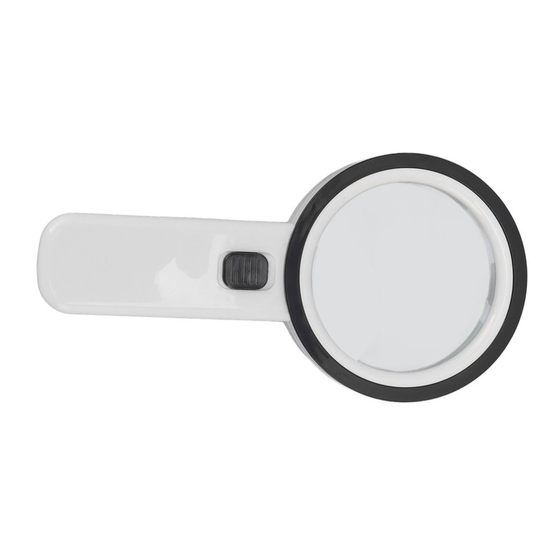 30X Handheld Large Magnifying Glass UV Banknote Inspection Magnifying Glass