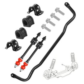 Front Sway Bar End Links Kit for 2009-2022 Dodge Ram 1500, Front Suspension Stabilizer Bar with Bushings, Replacement, 55398938AC