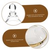 CIYODO Elegant Lidded Dessert Bowl Baking Pudding Rice Fruits Comfortable