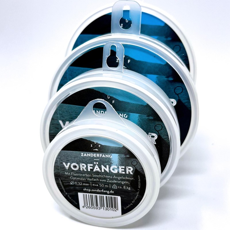 Zanderfang - Fluorocarbon leader fishing line for pike and zander