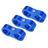 X AUTOHAUX 3pcs AN10 Car Hose Separator Clamp Fuel Line