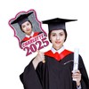Custom Face Fans with Handle, Graduation Head, Grad Face Fans,