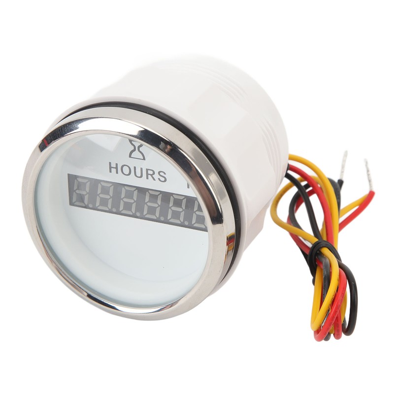 DC 9‑32V 52MM Boat Round Digital Hour Meter High Precise