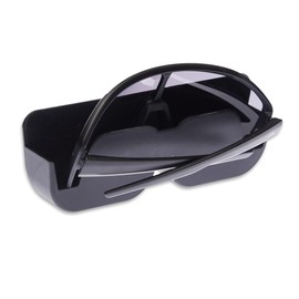 Smart-Planet Car Glasses Holder – Car Sunglasses Storage Holder Self-Adhesive with Felt Padding for Glasses in Car Glasses Case Storage Box