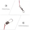 KOMBIUDA Bite-Resistant Fishing Wire Trace Leaders 100 Pieces Swivel Snap