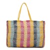 Women's Cotton and jute Beach Tote Bag, Crochet Knit Hollow
