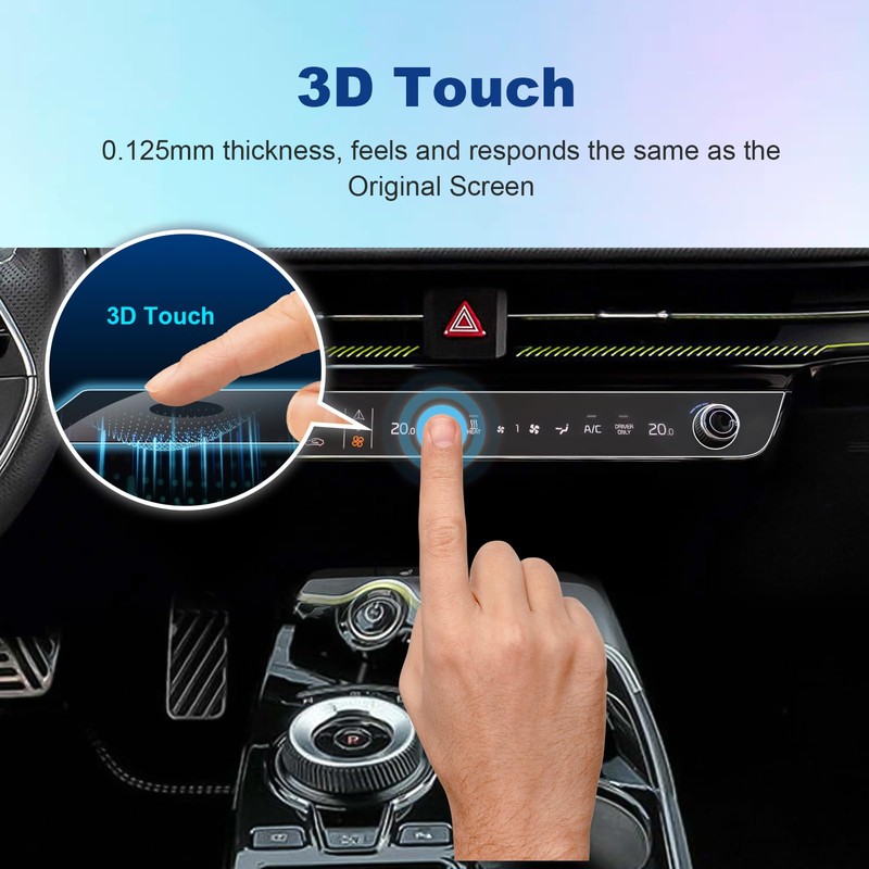(2Pack) Coleya for Kia EV6 Screen Protector, 2022 2023 2024