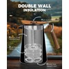 POLIVIAR French Press Coffee Maker, 34 oz Coffee Press with