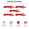 CheroCar for Jeep JK Door Handle Cover Kit & Tailgate