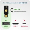 Yubico Security Key, YubiKey 5 NFC Login/U2F/FIDO2/USB-A Port/2-Level Authentication/Heavy Duty/Shockproof/Waterproof