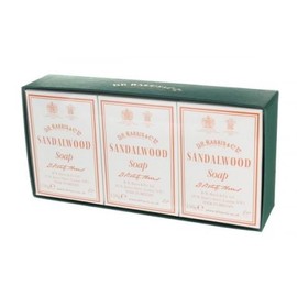 D.R. Harris Sandalwood Bath Soap Box of 3