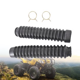 Thomletha 1 Pair Black Front Fork Shock Boots Replacement for ATC Big Red 250ES 1985 1986 1987
