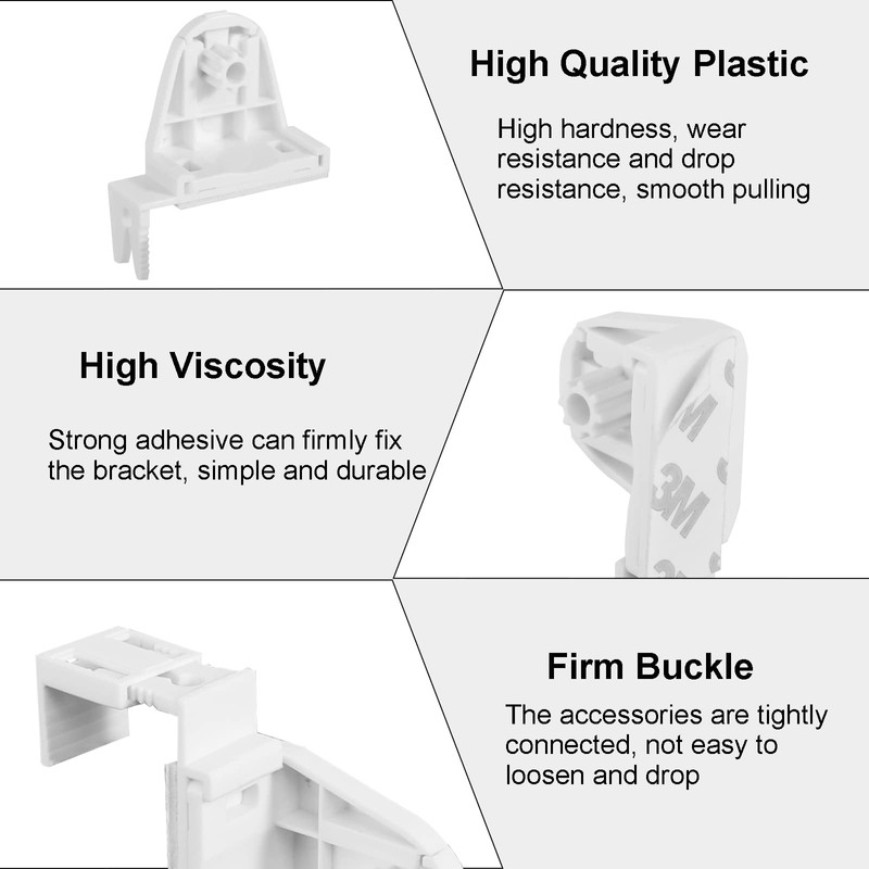 Clamp Holder for Klemmfix Roller Blind, Set of 3 Double