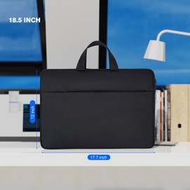 18-19 inch Laptop Sleeve Gaming Computer Case Compatible with Alienware M18 R2 R1/18 Area-51, ASUS ROG Strix Scar 18/ G18, MSI Titan 18 HX Computer Carrying Cover Bag
