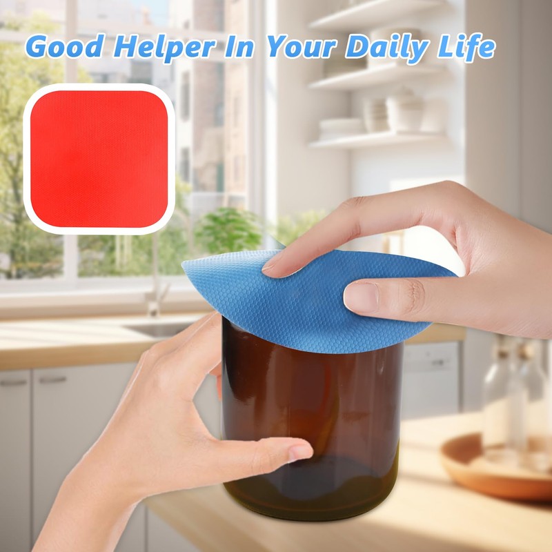 12 Pack Jar Opener Gripper Pads Rubber Jar Grippers Multi-Purpose