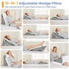 Sasttie Wedge Pillow Set for After Surgery, 2PCS Adjustable Bed