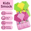 SOCOLER 2 Pack Kids Toddlers Art Smock, Waterproof Children Artist