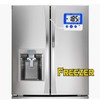 Fridge Freezer Thermometer Max/Min Memory GXSTWU High & Low Temperature