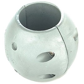 Martyr Anodes CMX07AL Streamlined Shaft Anode with Stainless Steel Slotted Head, Aluminum, 1-1/2 inch