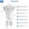 Torkase Dimmable MR16 LED Light Bulb,GU10 Base,120V,4000K Neutral White,5W(50W Halogen