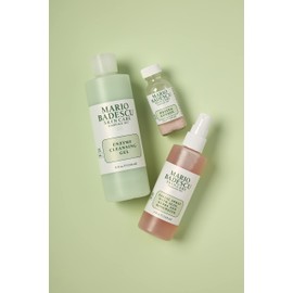 Mario Badescu Essentials 5 Piece Kit, Skincare Gift Set With Drying Lotion, Rose Water Facial Spray, Silver Powder, Enzyme Cleansing Gel and Flower & Tonic Mask