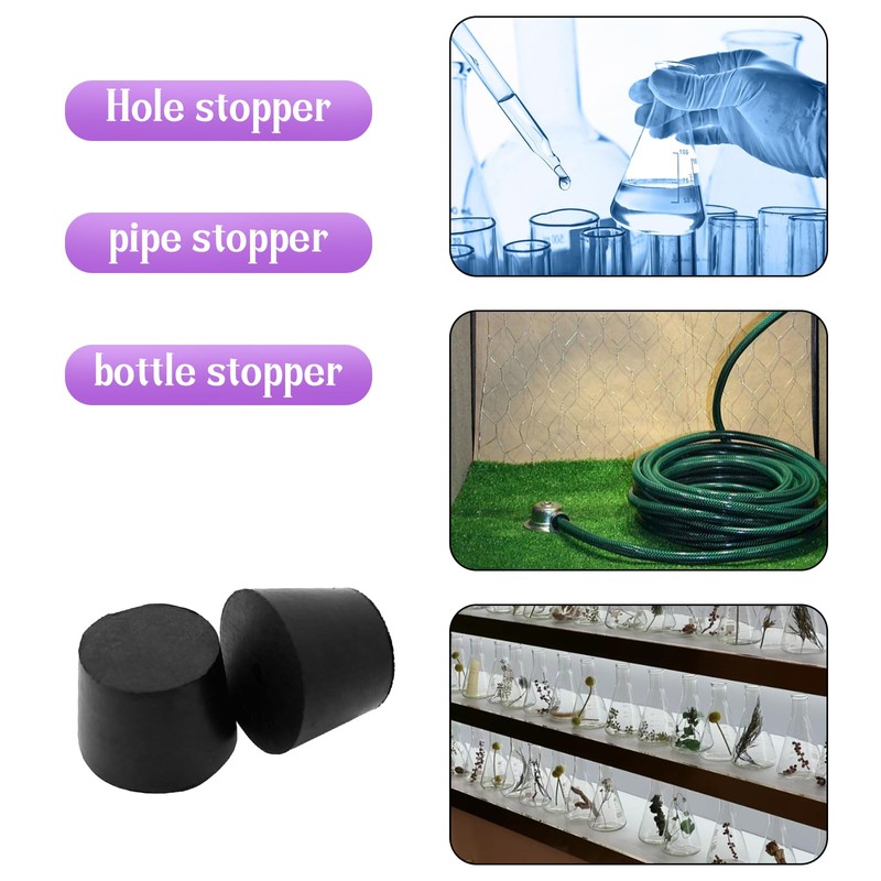 ANMOO 4 Pieces Tapered Plug Bung 42mm to 50mm Solid