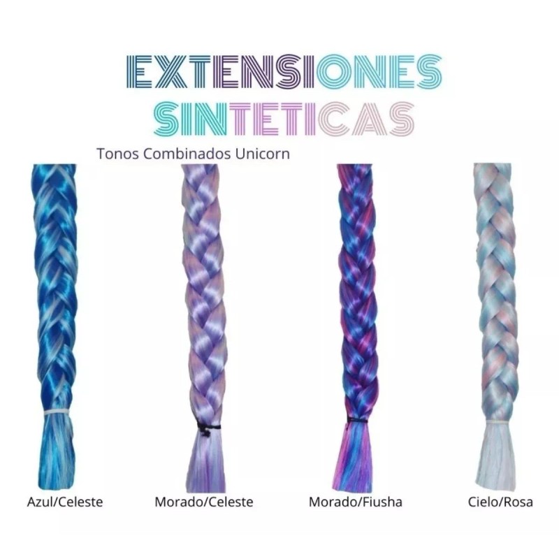 Ari 10 Extensiones De Cabello Sintético Para Trenzas 58cm