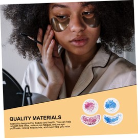 BIUDECO Pcs Eye Patches Sequins Eye Pads Cooling Instant Safe for Boys and Girls and Adults