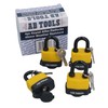 4 Keyed Alike 40mm Water Resistant Waterproof Padlocks 4 Locks