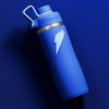 Gatorade Overtime 22 oz Stainless Steel Bottle, Twist Cap, Blue,