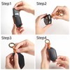 White Key Fob Cover Fit for Kia Telluride Accessories 2023