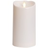 Luminara Outdoor Flameless Candle: Plastic Finish, Unscented Moving Flame Candle