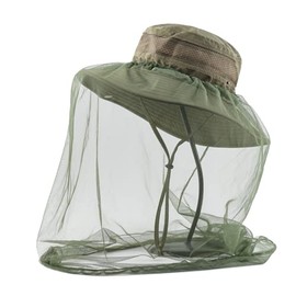 Mosquito Net Hats for Men Women Sun Hat Removable Mosquito Head Net for Outdoors UV Protective Safari Hat Sunhat Bucket Hats Fishing Hat with Netting for Face Neck Protection Sun Hat Boonie Hat Cap