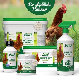 HÜHNER Land Globules Chicken Wellness 10 g for Well-being, Bach Flowers for Chickens & Poultry Mix According to Dr. Bach Traditional, Natural Soothing