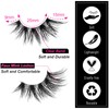 SY SHUYING Faux Mink Eyelashes 15mm with Clear Band, Fluffy