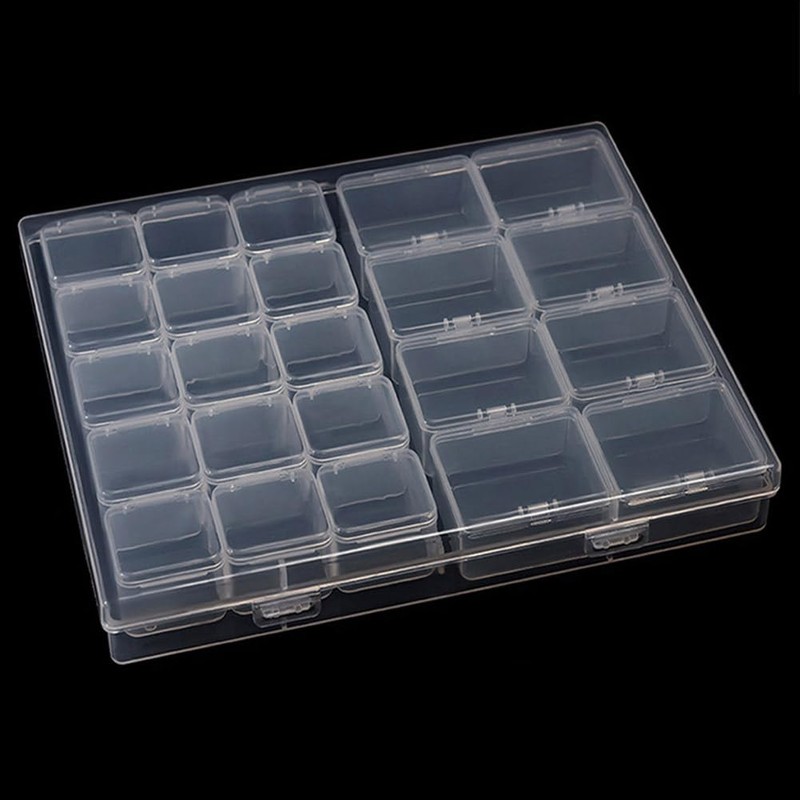 Bead Case, Accessory Case, Bead Holder, Divided Case, Diamond Art