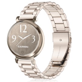 Issinlky Metal Bracelet for Garmin Lily 2, 14 mm Stainless Steel Strap for Garmin Lily 2 Women