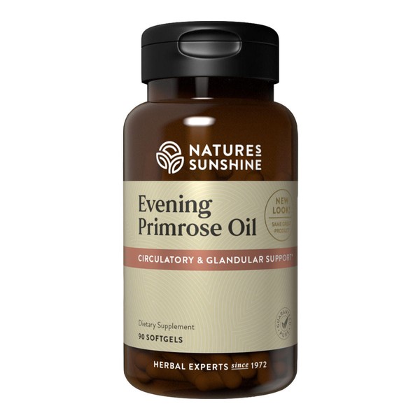 Nature's Sunshine Evening Primrose Oil Circulatory & Glandular Support - 90 softgels