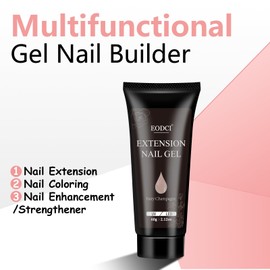 EODCI Poly Nagelgel 60g Gel Builder für Nägel, Schimmerndes Champagner, Gel Nagelverlängerung, Nagelhärter Hartes Multifunktional Langlebig und Einfach zu Bedienen für DIY-Salons
