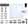 BIKE-label 900033 3D Sticker Aluminium Look Sign Personal Toilet Sign