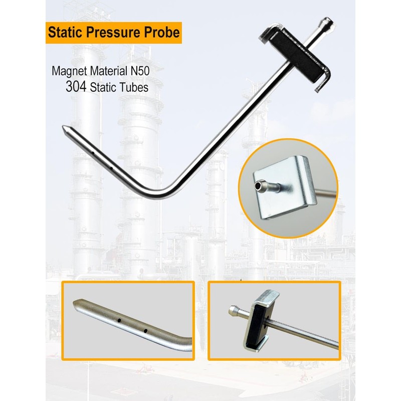 ZIBOO ASP1 Static Pressure Probe (1-Pack)