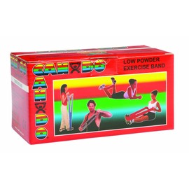 CanDo? Low Powder Exercise Band - 6 yard roll - Red - light