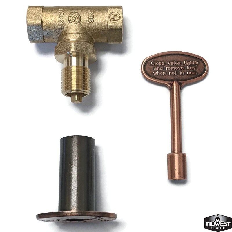 Midwest Hearth Fire Pit Gas Valve Kit - 1/2" NPT