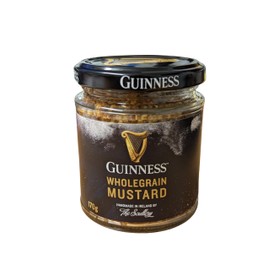 Shamrock Gift Comapny Guinness Wholegrain Mustard Made in Ireland by The Scullery (170 grams)