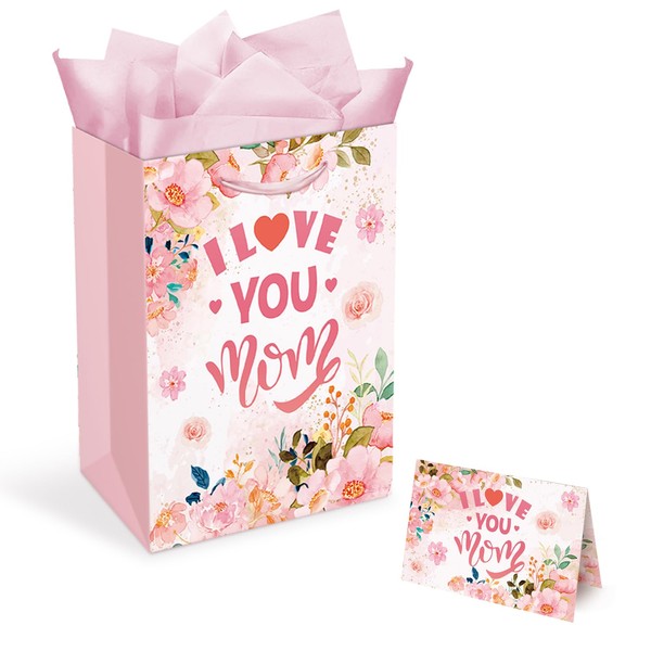 Aviski Mothers Day Gift Bags, 1 Pack, 13 x 10.2
