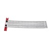 T Rule Stainless Steel Silver Scribing Ruler Woodworking Measuring Tool