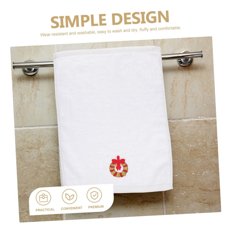 Mikinona Soft Spa Towel Set Christmas Design 6pcs Cotton Face