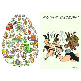 Inkognito Set of 10 Postcards A6 | Postcard Mix Easter 1