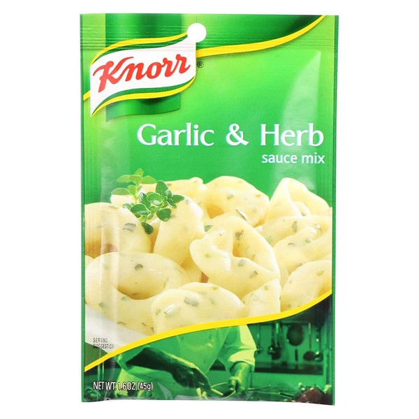 Unilever Bestfoods Knorr Pasta Sauce Garlic Herb - 1.6 ounce - 12 Per Case