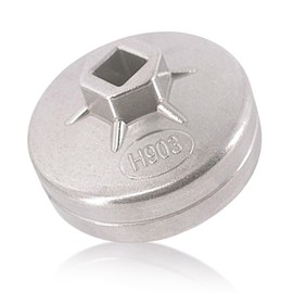 HAFRILY Ölfilterschlüssel 74mm Aluminium Öl Filter Schlüssel Werkzeug Universeller Ölfilterschlüssel Satz für Auto Motorrad Ölfilter Werkzeug kompatibel mit 74mm Oil Filter